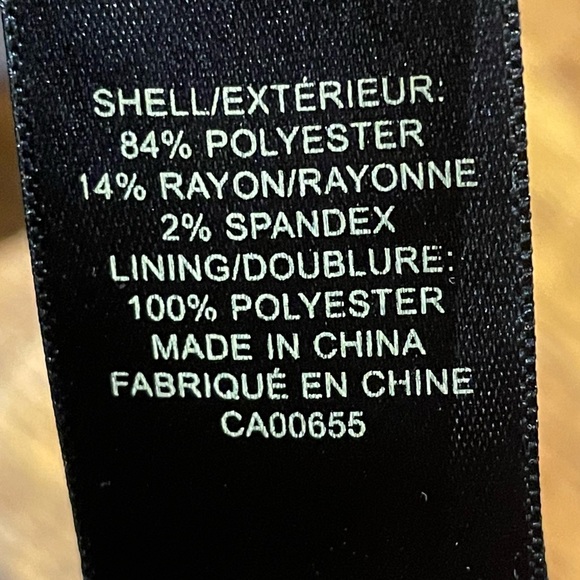 RW&Co brown lined business skirt - Size 0 - Picture 6 of 7